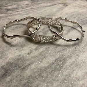 KENDRA SCOTT maren bangle bracelets set of (3)
